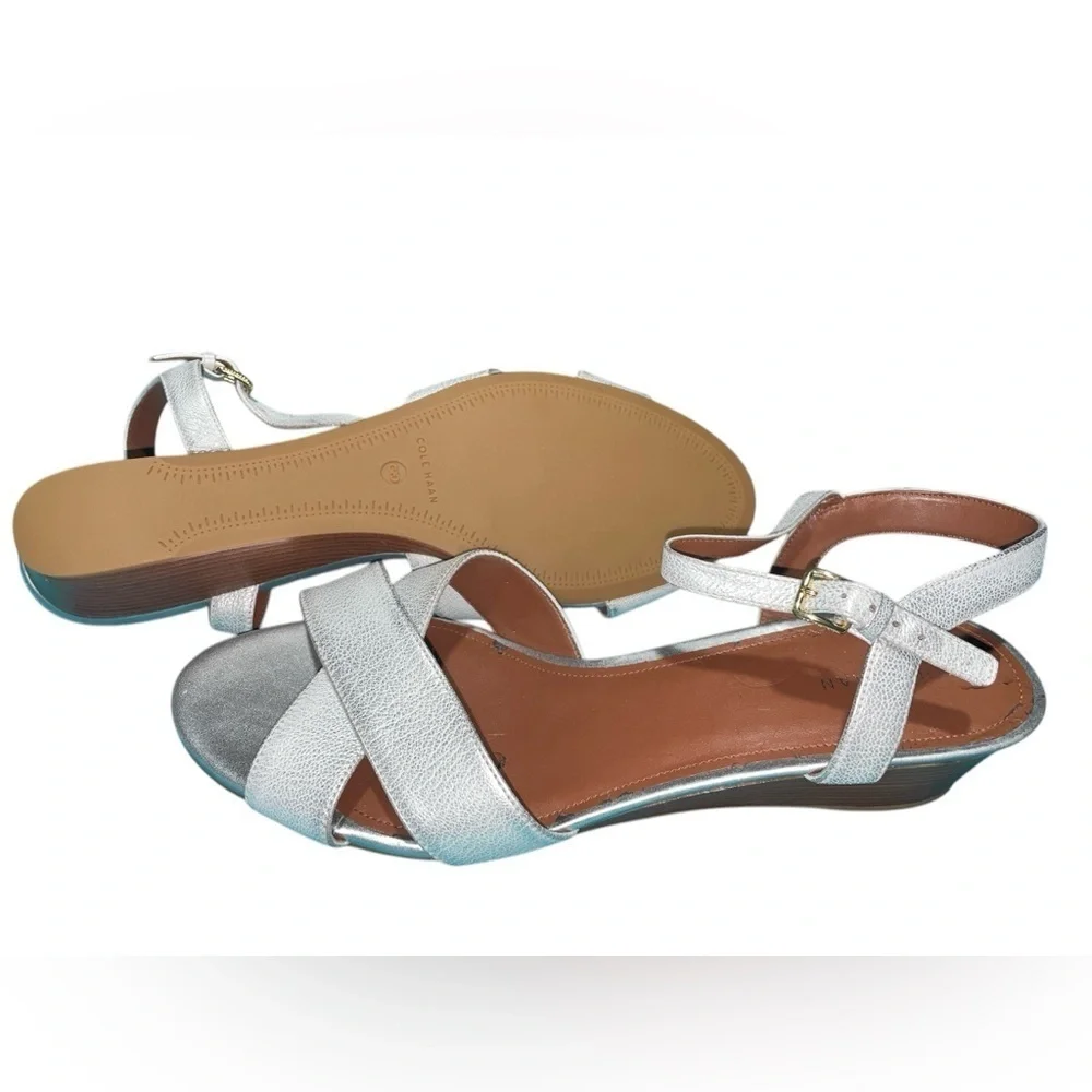 Cole Haan Elsie Cross Wedge 40 II Women Leather Shoes